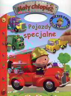 Mały chłopiec Pojazdy specjalne Naklejki Duża plansza
