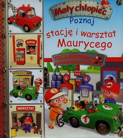 Mały chłopiec Poznaj stację i warsztat Maurycego