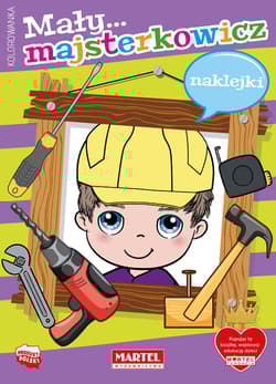 Mały majsterkowicz z naklejkami - Katarzyna Salamon