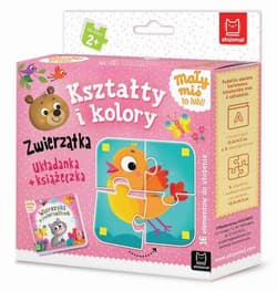 Mały miś to lubi! Kształty i kolory Zwierzątka Układanka + książeczka - Opracowanie Zbiorowe