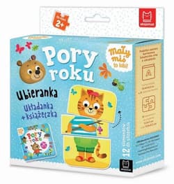 Mały miś to lubi! Pory roku Ubieranka Układanka + książeczka - Opracowanie Zbiorowe