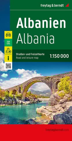 Mapa Albania 1:150 000 - Opracowanie Zbiorowe