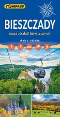 Mapa atrakcji tur. - Bieszczady 1:100 000 w.2025 - Praca zbiorowa