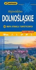 Mapa atrakcji tur. - Województwo Dolnośląskie - Praca zbiorowa