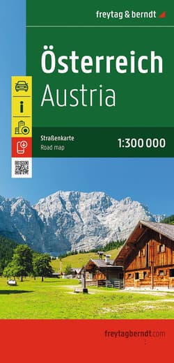 Mapa Austria 1:300 000 - Opracowanie Zbiorowe