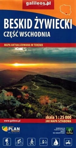 Mapa - Beskid Żywiecki cz. wszchodnia 1:25 000 - Praca zbiorowa