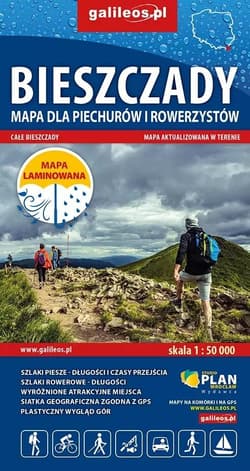 Mapa - Bieszczady 1:50 000 - Praca zbiorowa