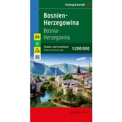 Mapa Bośnia i Hercegowina 1:200 000 FB - Opracowanie Zbiorowe