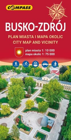 Mapa - Busko Zdrój i okolice - Praca zbiorowa