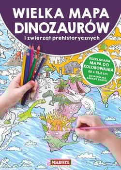 Mapa Dinozaury i zwierzęta prehistoryczne - Opracowanie Zbiorowe