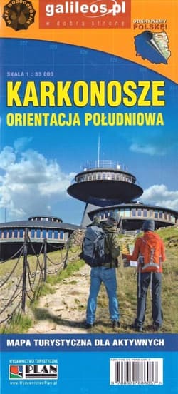 Mapa dla aktyw. - Karkonosze orent. poł. laminat - Praca zbiorowa