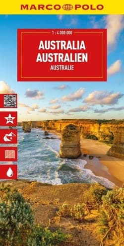 Mapa drogowa Australia 1:4 000 000 - Praca zbiorowa