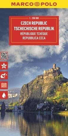 Mapa drogowa Czechy 1:350 000 - Praca zbiorowa