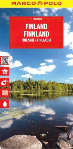 Mapa drogowa Finlandia 1:180 000 - Praca zbiorowa