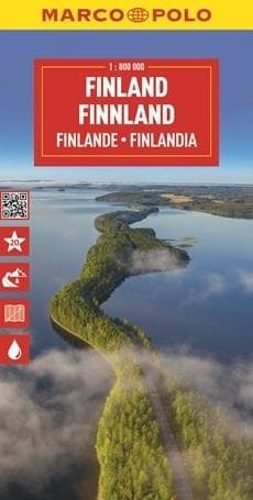 Mapa drogowa Finlandia 1:180 000 - Praca zbiorowa
