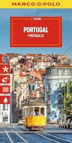 Mapa drogowa Portugalia 1:350 000 - Praca zbiorowa