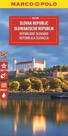 Mapa drogowa Słowacja 1:300 000 - Praca zbiorowa