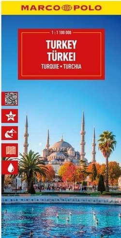 Mapa drogowa Turcja 1:1 000 000 - Praca zbiorowa