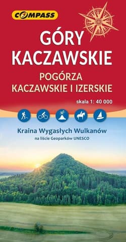 Mapa - Góry Kaczawskie. Podgórza Kaczawaskie i... - Praca zbiorowa