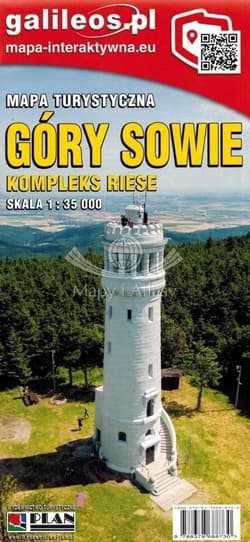 Mapa - Góry Sowie 1:35 000 laminowana - Praca zbiorowa
