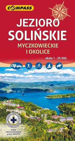 Mapa - Jezioro Solińskie 1:25 000 - Praca zbiorowa
