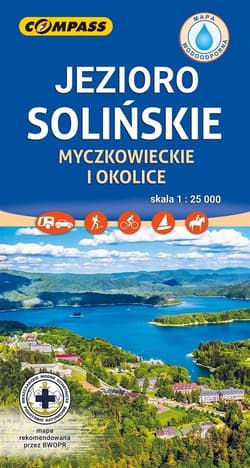 Mapa - Jezioro Solińskie, Myczkowieckie 1:25 000 - Praca zbiorowa