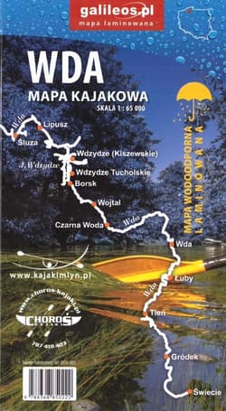 Mapa kajakowa - WDA 1:65 000 - Praca zbiorowa