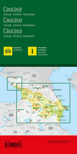 Galeria - zdjęcie nr. 2 - Mapa Kaukaz Gruzja Armenia Azerbejdżan 1:700 000