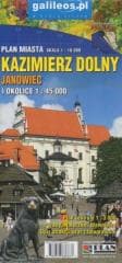 Mapa - Kazimierz Dolny i okolice 1:45 000 - Praca zbiorowa