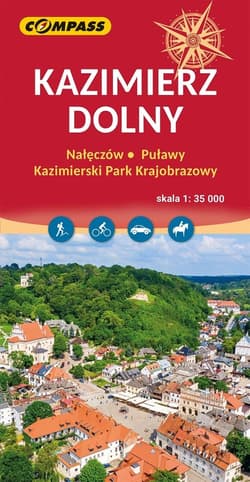 Mapa - Kazimierz Dolny. Nałęczów, Puławy... - Praca zbiorowa