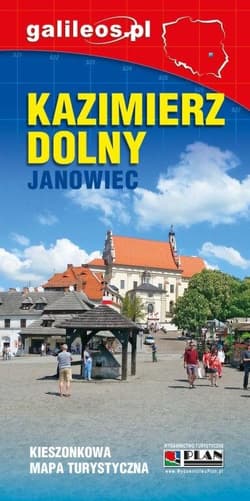 Mapa kieszonkowa laminowa - Kazimierz Dolny - Praca zbiorowa