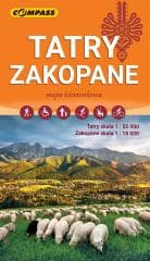 Mapa kieszonkowa - Tatry, Zakopane laminowana - Praca zbiorowa