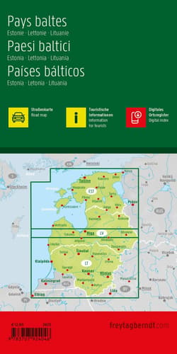 Galeria - zdjęcie nr. 2 - Mapa Kraje Bałtyckie 1:400 000