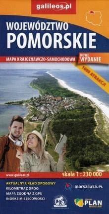 Mapa krajoznawczo-sam. - woj. Pomorskie w.II - Praca zbiorowa