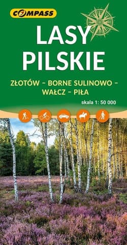 Mapa - Lasy Pilskie 1:50 000 - Praca zbiorowa