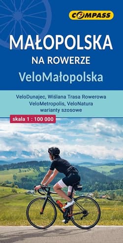 Mapa - Małopolska na rowerze - Praca zbiorowa