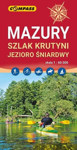Mapa - Mazury, Szlak Krutyni, Jezioro Śniardwy - Praca zbiorowa
