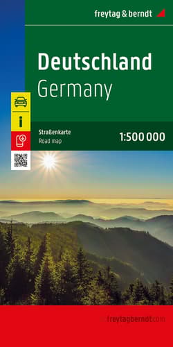 Mapa Niemcy 1:500 000 - Opracowanie Zbiorowe