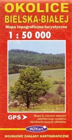 Mapa Okolice Bielska-Białej 1:50 000 WZKart