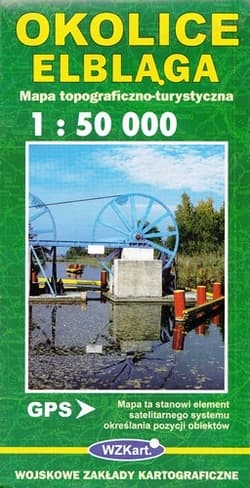 Mapa Okolice Elbląga 1:50 000 WZKart