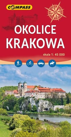 Mapa - Okolice Krakowa 1:45 000 - Praca zbiorowa