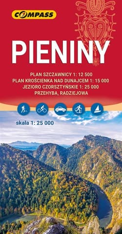 Mapa - Pieniny 1:25 000 - Praca zbiorowa