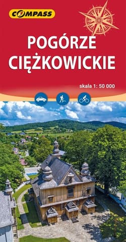 Mapa - Pogórze Ciężkowickie - Praca zbiorowa