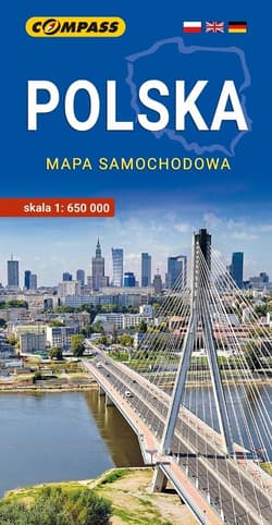 Mapa - Polska mapa samochodowa 1:650 000 - praca zbirowa
