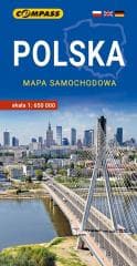 Mapa - Polska mapa samochodowa 1:650 000 - praca zbirowa