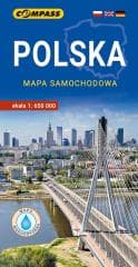 Mapa - Polska mapa samochodowa lam 1:650 000 - praca zbirowa