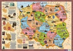 Mapa Polska województwa (plakat) - Praca zbiorowa