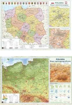 Mapa Polski A2 Dwustronna ścienna ART-MAP - Praca zbiorowa