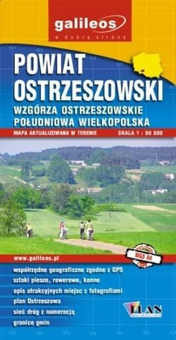 Mapa - Powiat Ostrzeszowski 1:60 000 - Praca zbiorowa