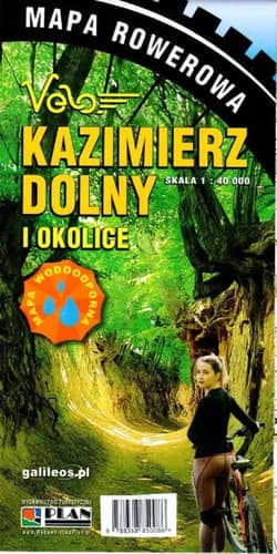 Mapa rowerowa - Kazimierz Dolny Velo 1:40 000 - Praca zbiorowa